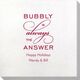 Bubbly is the Answer Bamboo Luxe Napkins Image 3 of 5